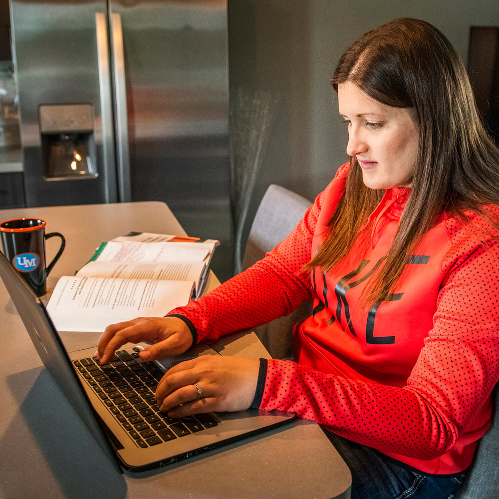 Elizabeth Studying